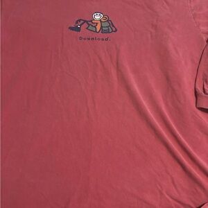 Life Is Good Red Men's Shirt